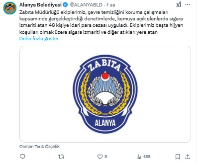 Alanya'da 48 Kişiye İzmarit Cezası! 2