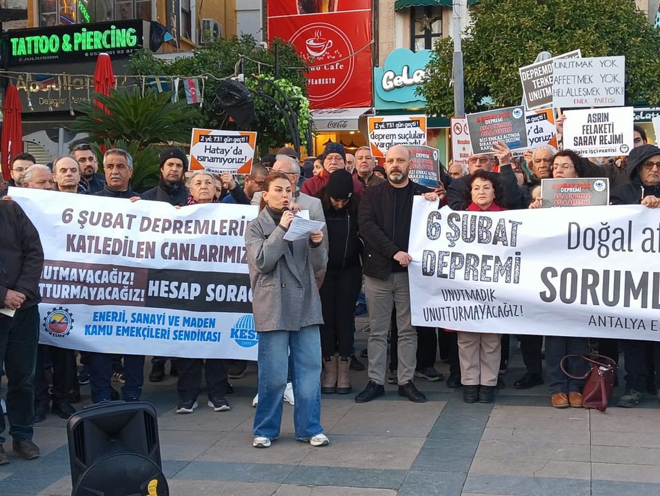 Antalya Emek Ve Demokrasi Güçleri Yıkımın Sebebi Kar Hırsıyla Başı Dönen Müteahhitlerdir 2