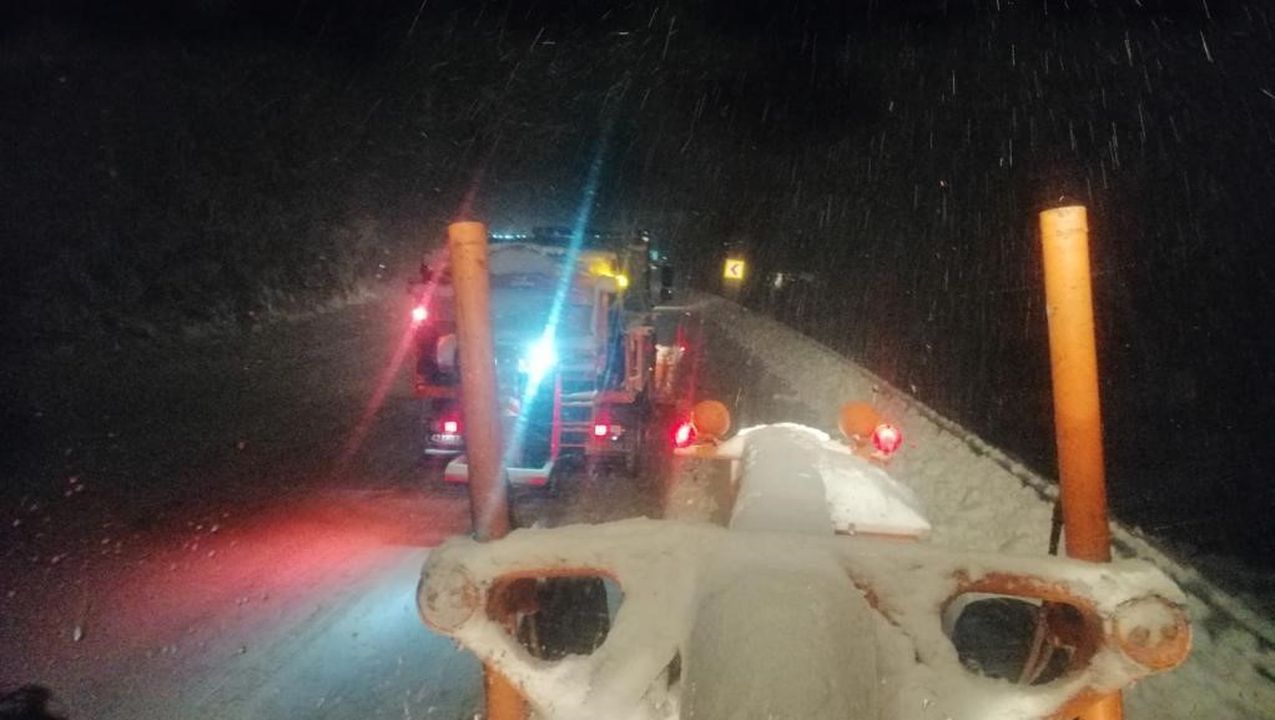 Antalya'da Alacabel Geçidi'ni Tipi Kapladı 2