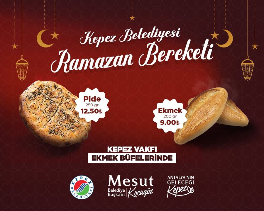 Antalya’da En Ucuz Pide Kepez Ekmek’te 2