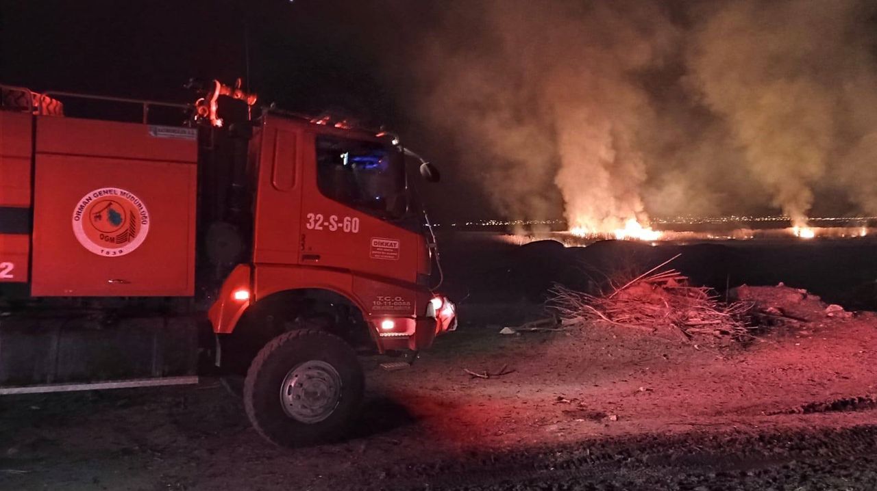 Burdur Yamadı Gölü'nde Bir Haftada İkinci Yangın 3