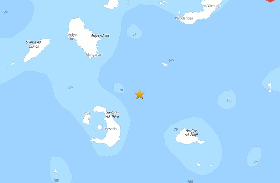 Ege Denizi'nde 5 Büyüklüğünde Deprem!  2