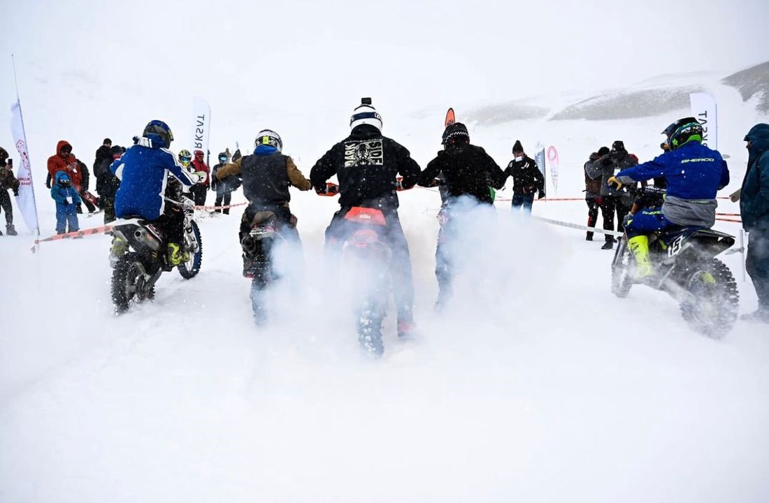 Isparta Davraz'da Motosnow Yarışı Düzenlendi 2