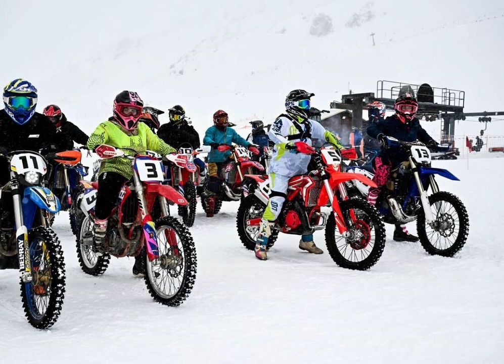 Isparta Davraz'da Motosnow Yarışı Düzenlendi 4