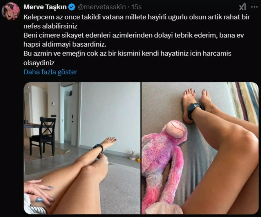 Renkli Kelepçe İsteyen Merve Taşkın'dan Kelepçeli Poz Geldi!1 (1)