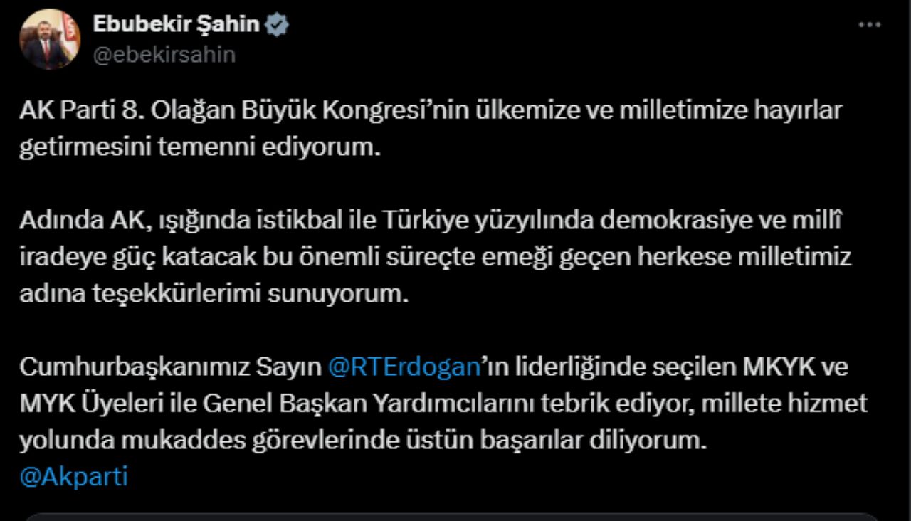 RTÜK Üyelerinden Ebubekir Şahin’e AKP Kongresi Tepkisi!!