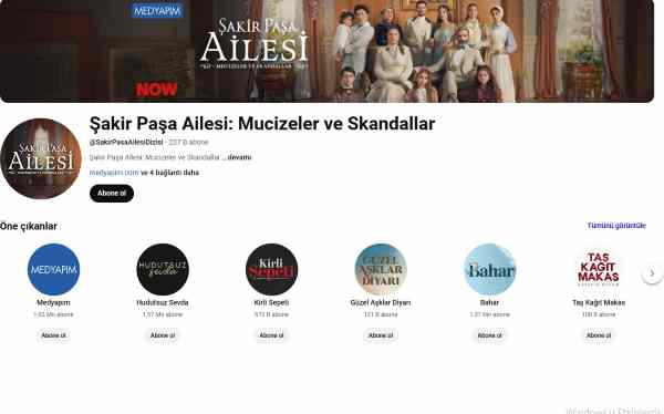 ‘Şakir Paşa Ailesi’ Dizisi Youtube Videoları Silindi!12