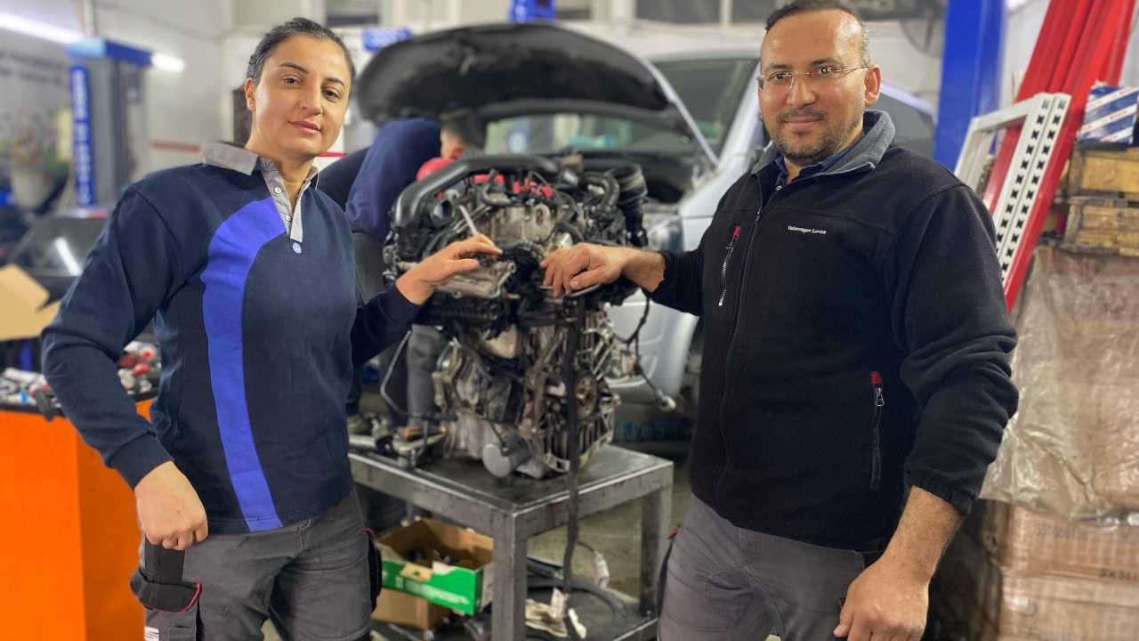 Antalya'nın Kadın Oto Tamircisi Hem Anne Hem Ustayım  2