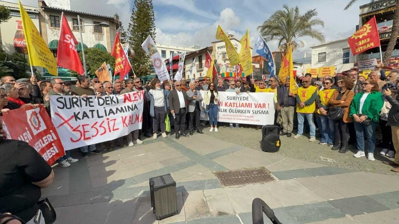 Chp Antalya'dan Suriye'deki Alevi Ktliamına Tepki  2