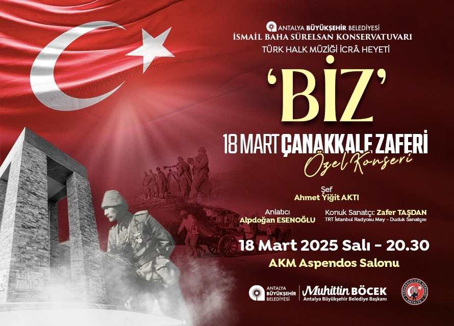 Antalya’da 18 Mart’a Özel Konser!-1