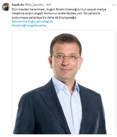 Chp Antalya Vekillerinden İmamoğlu'na X Desteği 4