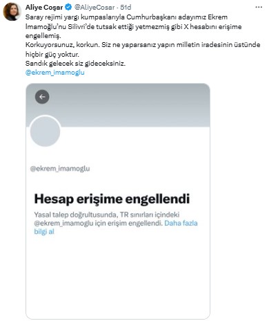 Chp Antalya Vekillerinden İmamoğlu'na X Desteği 5