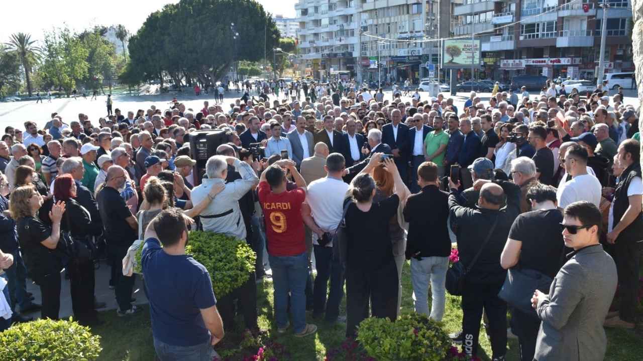 Chp Antalya’dan Özgür Özel’e Destek 'Dimdik Ayaktayız' 3
