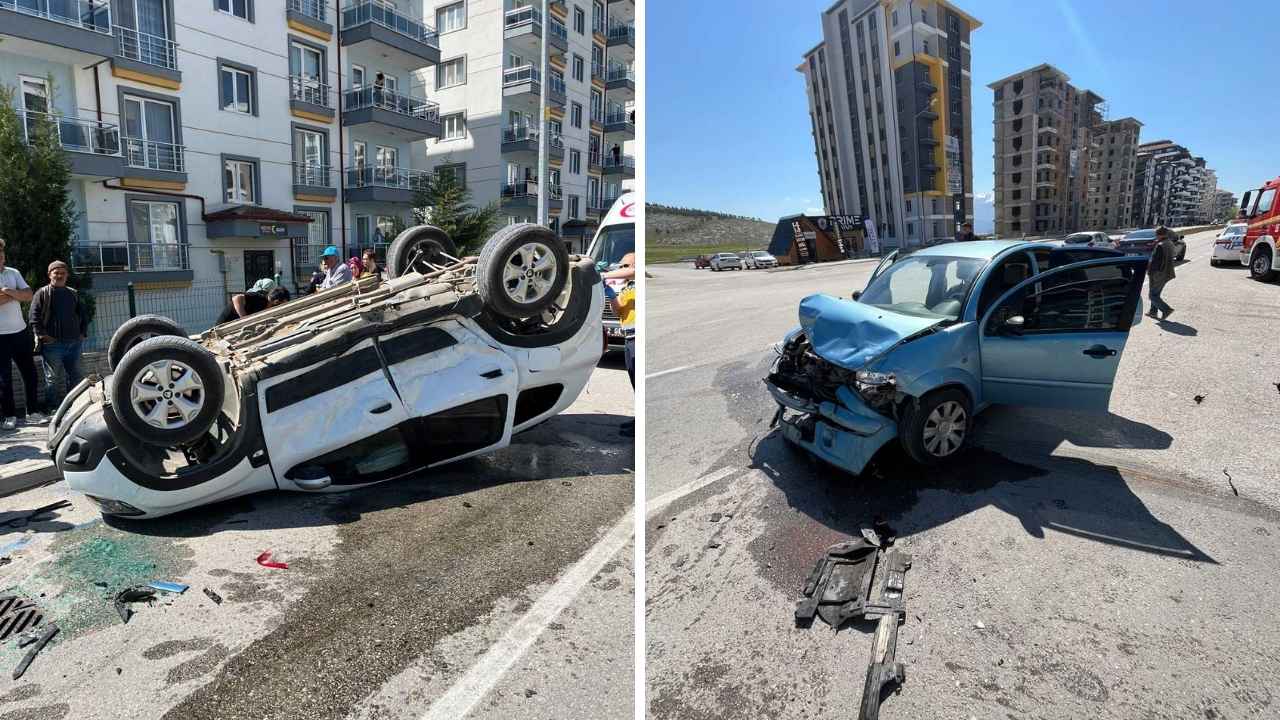 Isparta’daki O Kavşakta Yine Kaza! 4 Kişi Yaralandı 2