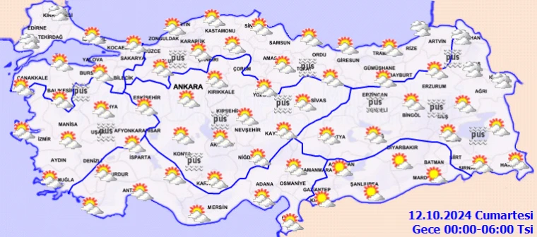 Meteoroloji uyardı: Hangi illerde yağış var? 11 Ekim 2024 hava durumu