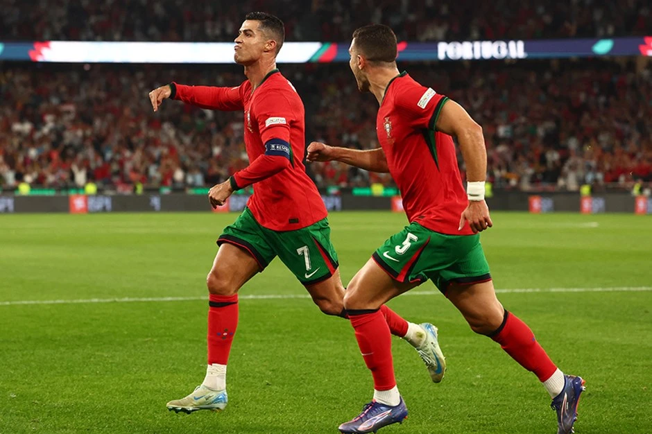 Portekiz Ronaldo’nun Son Dakika Golüyle İskoçya’yı 2-1 Mağlup Etti