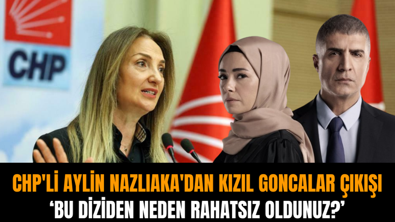 CHP'li Aylin Nazlıaka'dan Kızıl Goncalar çıkışı: Bu diziden neden rahatsız oldunuz?