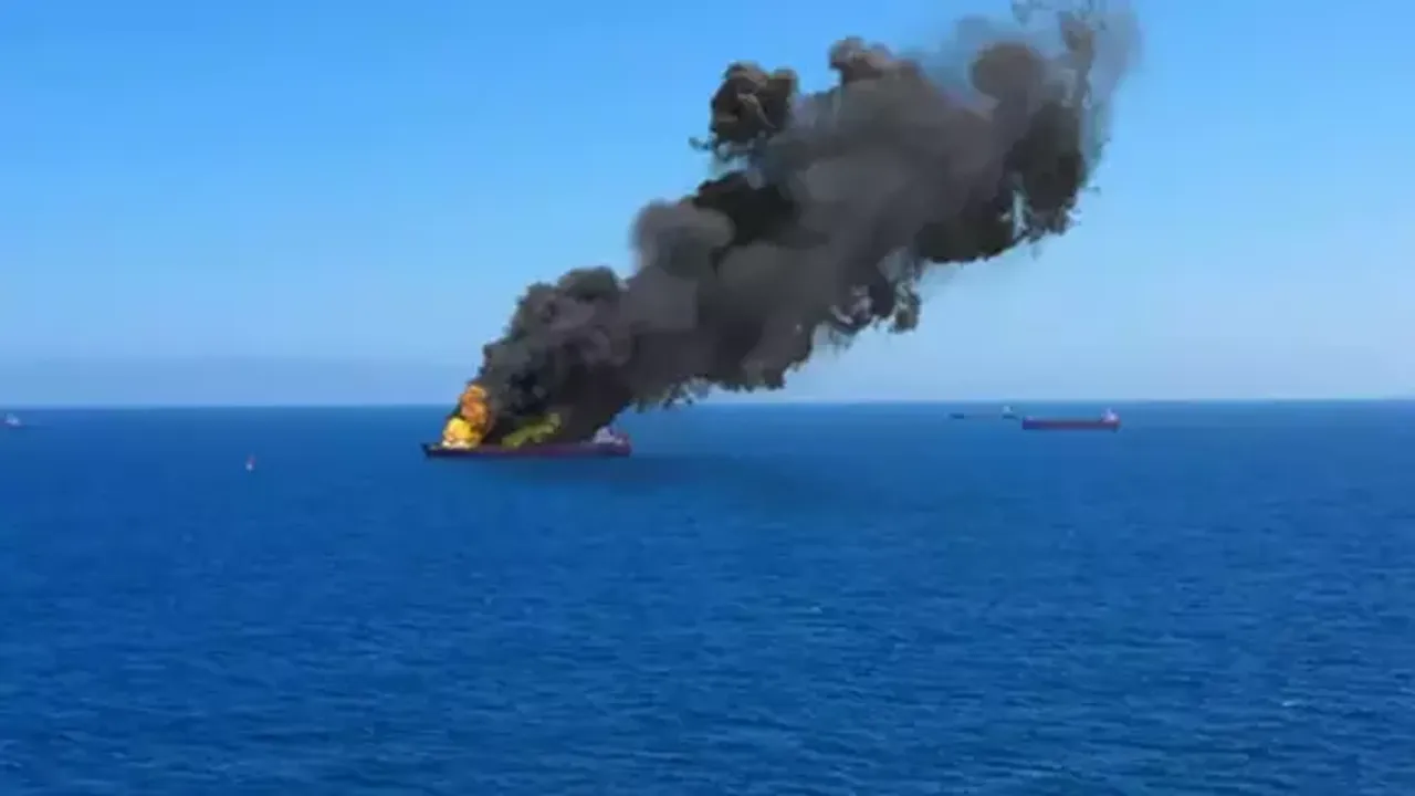 Hint Okyanusu'nda Gerçekleşen Tanker Saldırısı: Pentagon İran İHA'sı İle Gerçekleştiğini İddia Etti