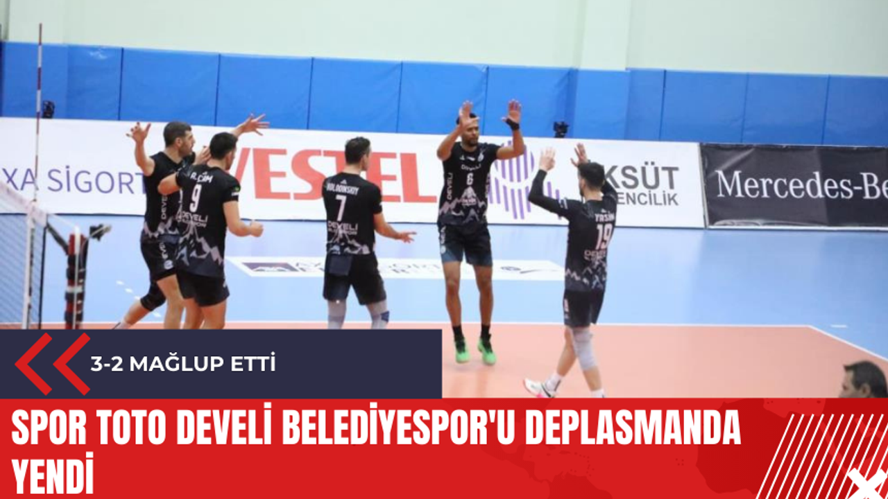 Spor Toto Develi Belediyespor'u deplasmanda yendi