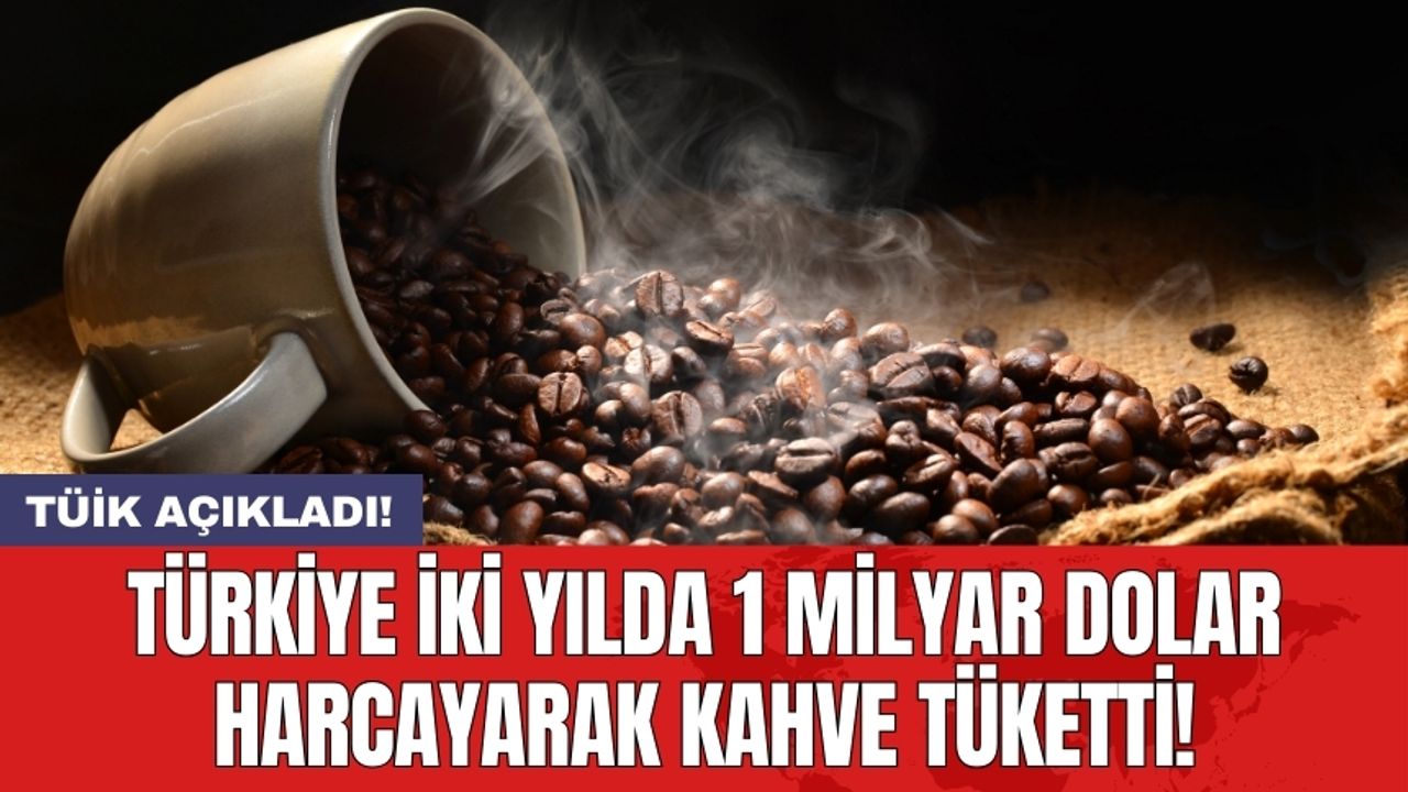 Türkiye iki yılda 1 milyar dolar harcayarak kahve tüketti!