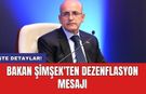 Bakan Şimşek'ten dezenflasyon mesajı