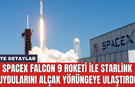 SpaceX Falcon 9 roketi ile Starlink uydularını alçak yörüngeye ulaştırdı