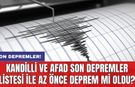Son Depremler! 19 Mayıs 2024 Kandilli ve AFAD son depremler listesi ile az önce deprem mi oldu?