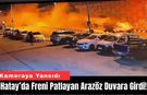 Hatay’da Freni Patlayan Arazöz Duvara Girdi!