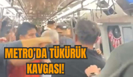 Metro'da tükürük tartışması kavgayla bitti!