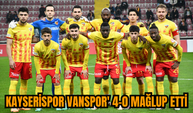 Kayserispor Vanspor' 4-0 mağlup etti