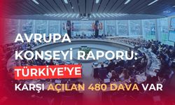 Avrupa Konseyi Raporu: Türkiye’ye karşı açılan 480 dava var