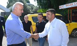 Bakan Ersoy, Belek’te taksici esnafıyla bayramlaştı