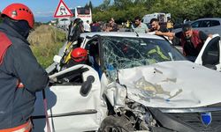 Otobanda feci kaza: 12 yaralı 