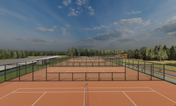 Kemer’e tenis tesisi