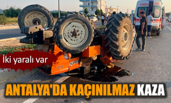 Antalya'da feci kaza meydana geldi: 2 yaralı