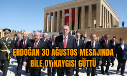 Erdoğan 30 Ağustos mesajında bile oy kaygısı güttü 