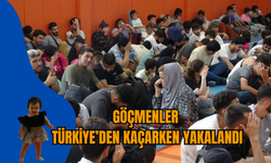 Göçmenler Türkiye’den kaçarken yakalandı