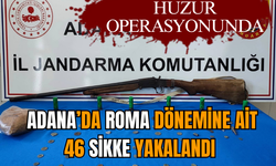 Adana’da Roma dönemine ait 46 sikke yakalandı