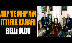 AKP ve MHP'nin ittifak kararı belli oldu