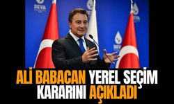 Ali Babacan yerel seçim kararını açıkladı
