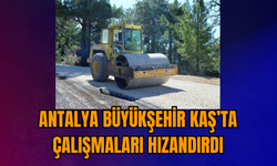 Antalya Büyükşehir Kaş’ta çalışmaları hızandırdı