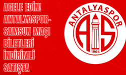 Antalyaspor-Samsun biletleri satışa çıktı