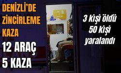 ZİNCİRLEME KAZA: 3 ÖLÜ 50 YARALI