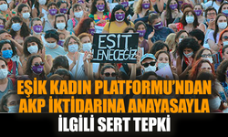 Eşik Kadın Platformu'ndan AKP'ye anayasayla ilgili sert tepki