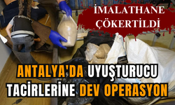 Antalya'da uy*şturucu tacirlerine dev operasyon