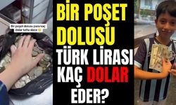 Bir poşet dolusu Türk Lirası kaç Dolar eder?