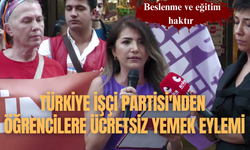 Türkiye İşçi Partisi'nden öğrencilere ücretsiz yemek eylemi