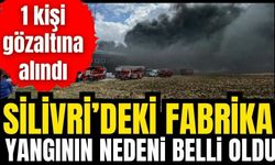 Silivri'deki fabrika yangının nedeni belli oldu!