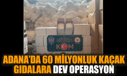 Adana’da 60 milyonluk kaçak gıdalara dev operasyon