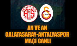 An ve an Galatasaray-Antalyaspor Anlık Maç Anlatımı